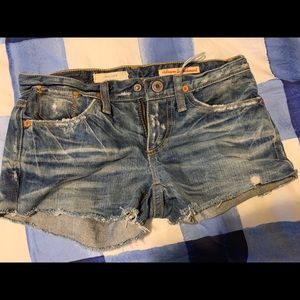 AG denim shorts 24